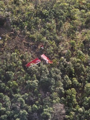 queda de avião no vale do aço