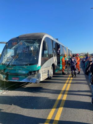 acidente de ônibus no complexo da lagoinha, em bh