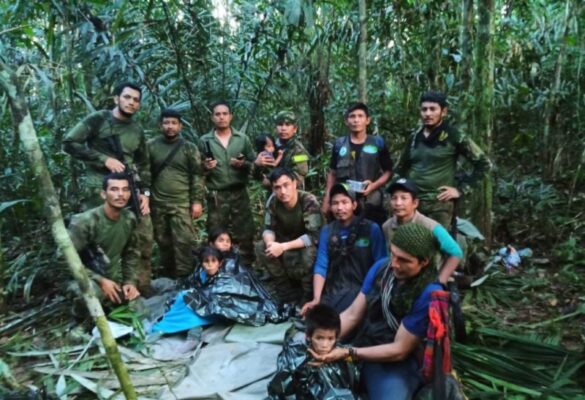 Crianças perdidas há 40 dias na Amazônia colombiana são encontradas vivas