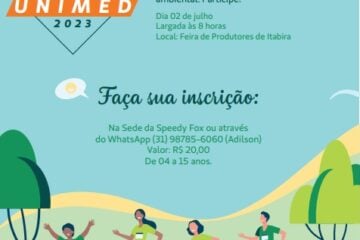 Corrida Infantil Ecokids Unimed movimenta Itabira; saiba como fazer a inscrição