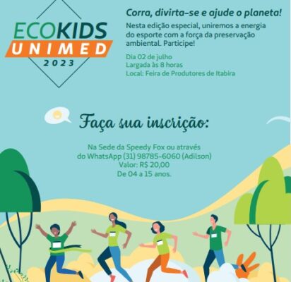 5° edição da Corrida Infantil movimenta Itabira; saiba como fazer a inscrição