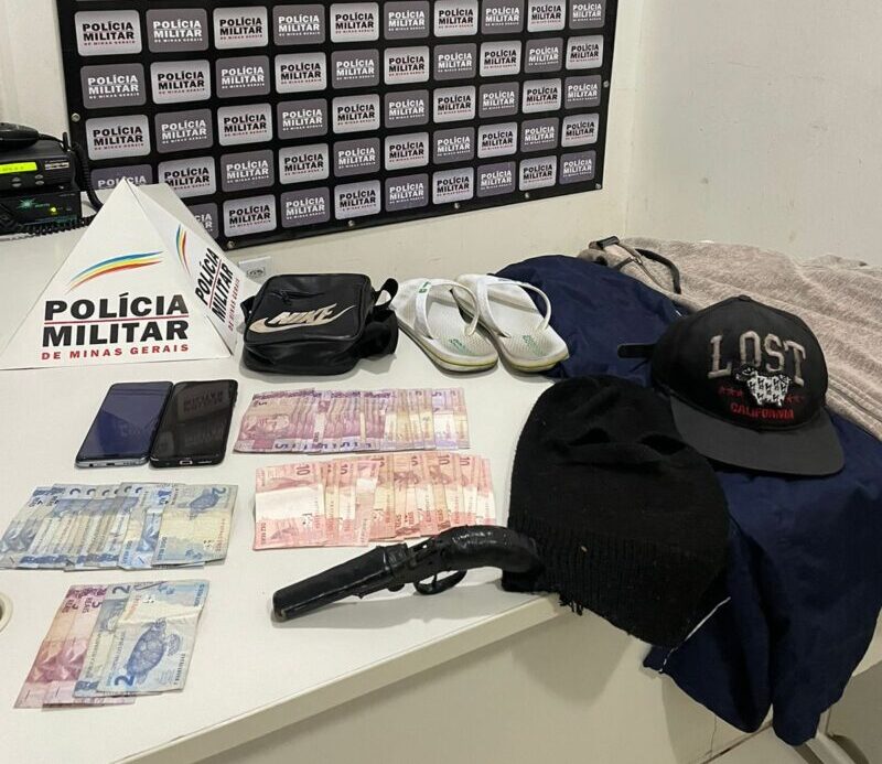Adolescente suspeito de assaltar farmácia no Caminho Novo é detido pela Polícia Militar