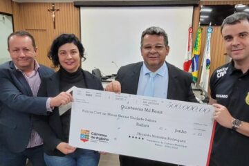 Câmara Municipal de Itabira realiza repasse de R$500 mil para a Polícia Civil