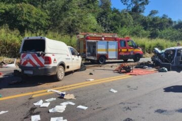 Grave acidente na BR-381 interdita rodovia nesta segunda-feira