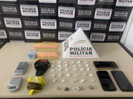 PM prende casal por tráfico de drogas em Monlevade