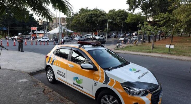operação de trânsito no Mineirão