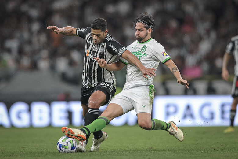 Com Felipão e Hulk expulsos, o Atlético vacila e cede empate ao América; veja os gols da partida