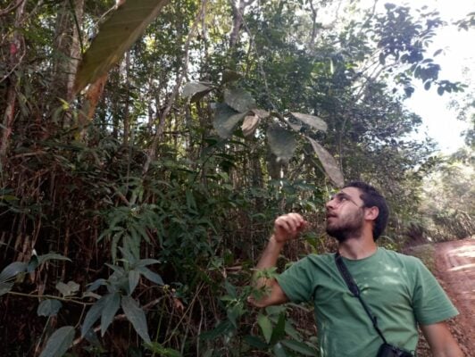 Biólogo confirma ocorrência de espécie rara na Estação Ambiental Peti