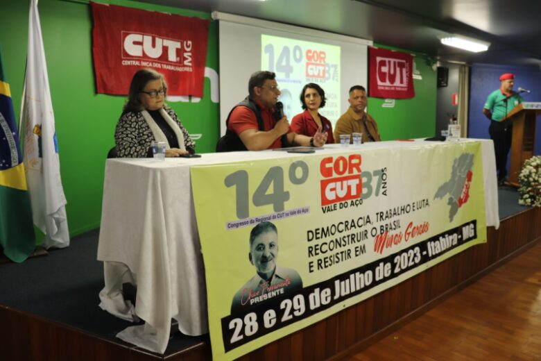 Com homenagens a Chico Ferramenta, Congresso Regional da CUT é realizado em Itabira