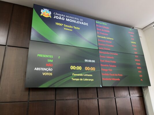 O equipamento já está instalado e os vereadores já passaram por treinamento.
