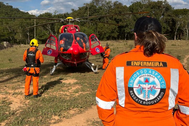 Acidente em Ipoema mobiliza equipes de resgate e helicóptero dos bombeiros