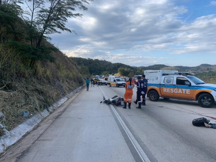 Motociclista morre em acidente na BR-381, em Roças Novas