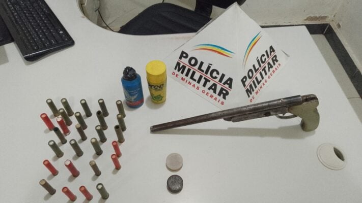 Após denúncias anônimas, Polícia Militar apreende arma de fogo no bairro Campestre