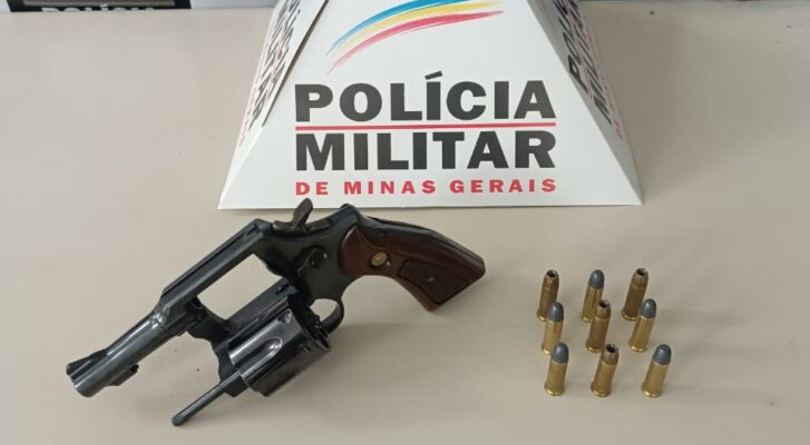 Polícia Militar realiza operação, prende suspeito e apreende arma de fogo e munição em Monlevade