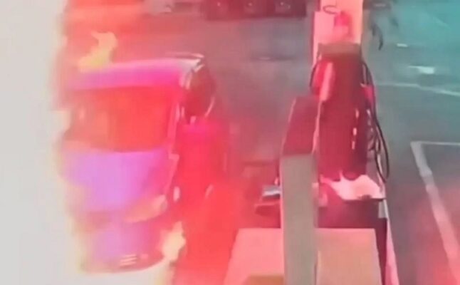 Carro com três mulheres explode em posto de combustível no Rio Grande do Norte