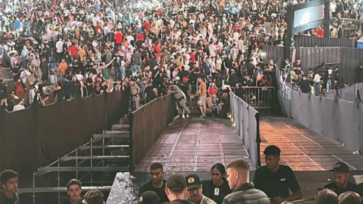 Rampa desaba em festival de rap em Goiânia e deixa ao menos 25 feridos