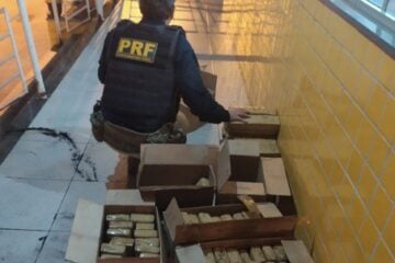 PRF apreende cerca de 100 kg de maconha e prende três homens na BR-381, em João Monlevade