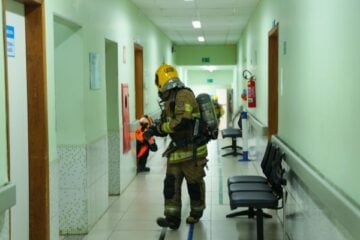 Coronel Fabriciano: hospital realiza simulado de incêndio e evacuação