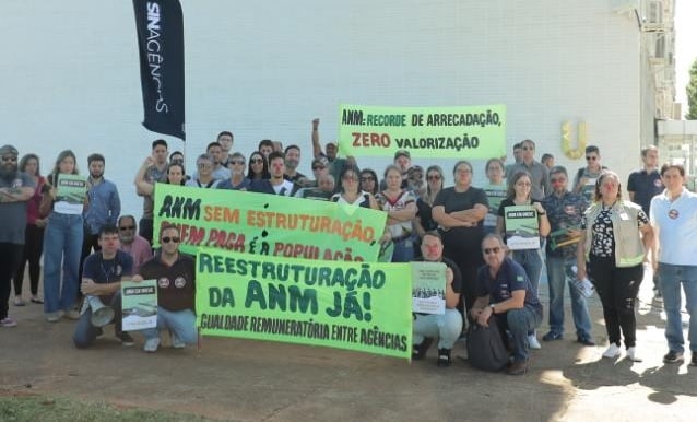 Em greve geral, servidores da ANM cobram reestruturação da agência reguladora da mineração