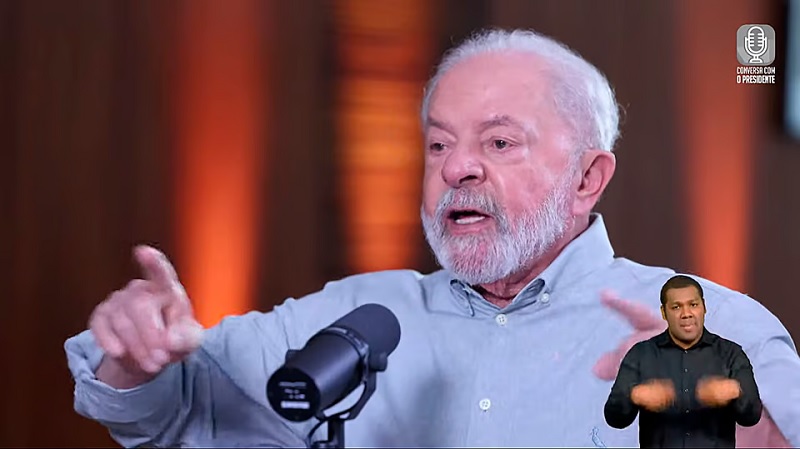 Lula usa sua live semanal para provocar Tarcísio e Zema