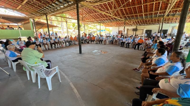 Encontro Regional da Melhor Idade reuniu cerca de 400 participantes. Foto: divulgação