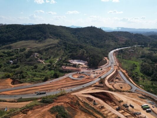 BR-381: trânsito no novo trevo de São Gonçalo tem mudança de trajeto nesta sexta-feira; saiba mais!