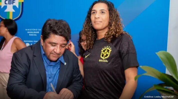 CBF faz acordo com ministérios da Igualdade Racial e do Esporte para combater racismo