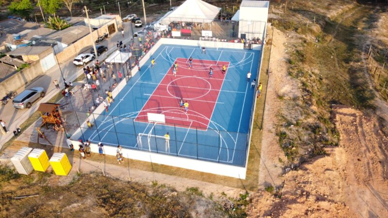 Centro de Esportes e Lazer Marielle Franco é inaugurado na comunidade do Alto Barbacena