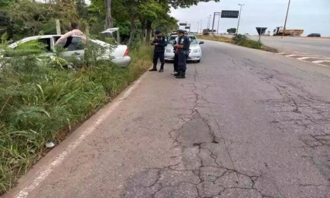 acidente no anel rodoviário