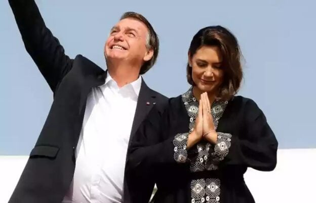 Bolsonaro e Michelle desembarcam em Belo Horizonte nesta sexta-feira