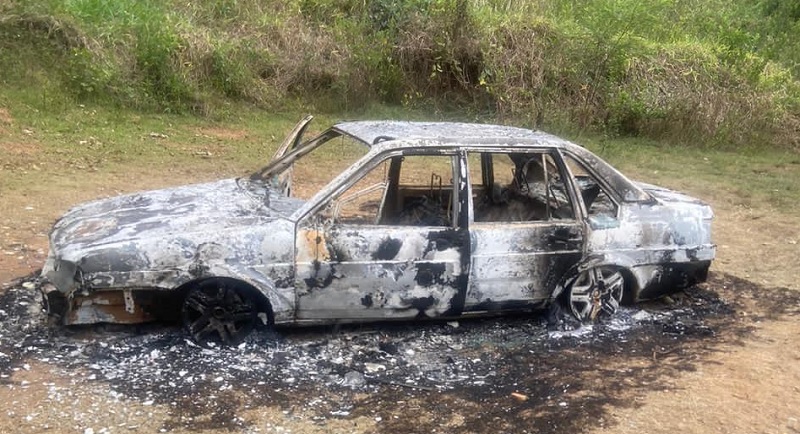 Corpo é encontrado dentro de carro carbonizado em São Gonçalo do Rio Abaixo
