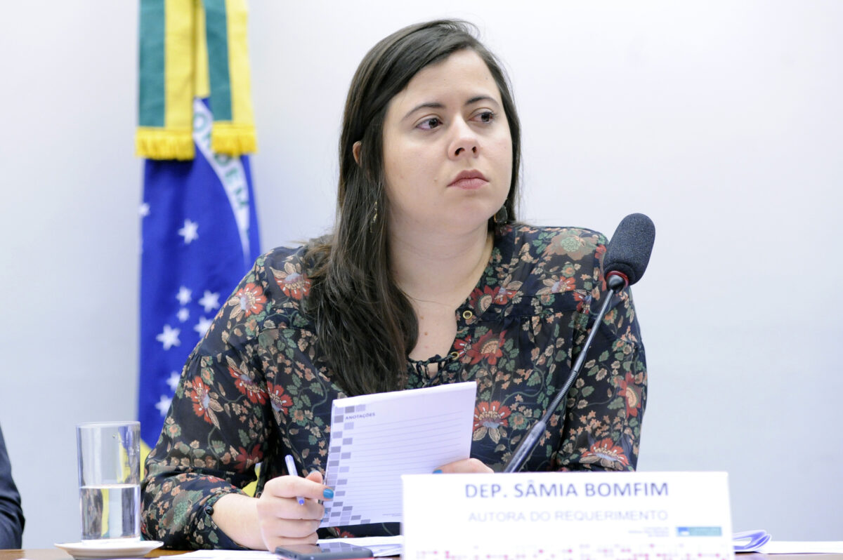 Deputada Sâmia Bomfim é filiada ao Partido Socialismo e Liberdade (PSOL). Foto: Cleia Viana/Câmara dos Deputados