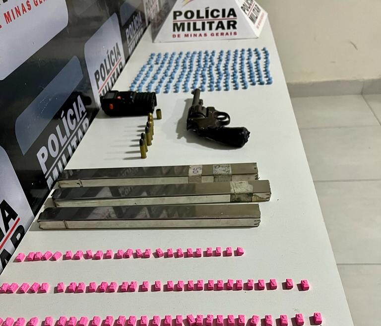PM apreende quase 500 comprimidos de ecstasy em Manhuaçu