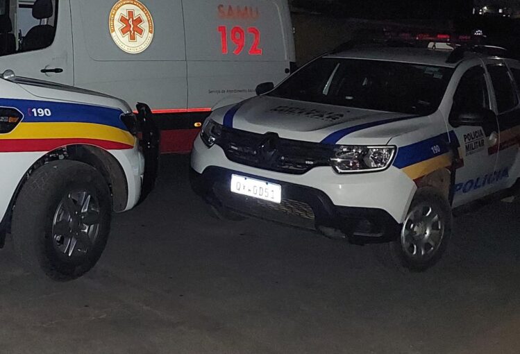 Homem é socorrido após ser baleado durante a madrugada em Itabira