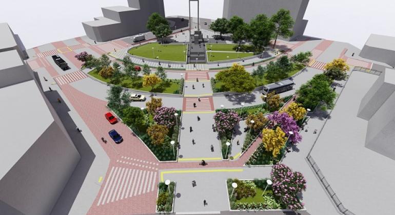 Obra de reforma e revitalização da Praça da Rodoviária é orçada em R$ 4,8 milhões