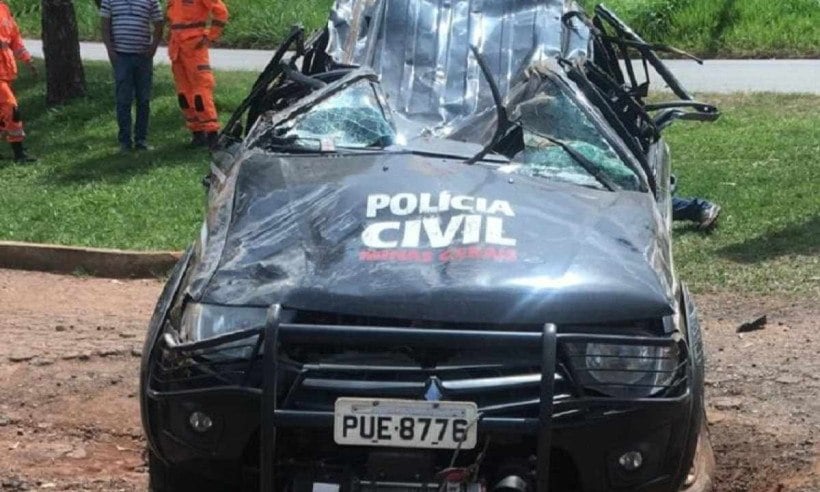 Perito da Polícia Civil de Minas Gerais morre depois de carro capotar