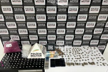 Em ação conjunta das polícias Civil e Militar, homem é preso por tráfico de drogas; cocaína, crack e maconha são apreendidos