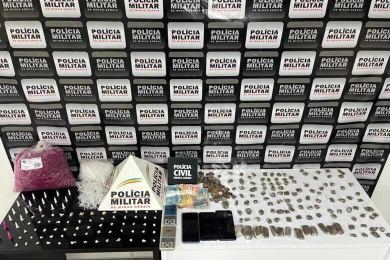 Em ação conjunta das polícias Civil e Militar, homem é preso por tráfico de drogas; cocaína, crack e maconha são apreendidos