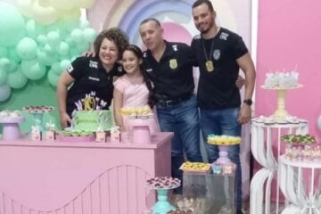 Polícia Civil faz surpresa de aniversário para menina em Governador Valadares