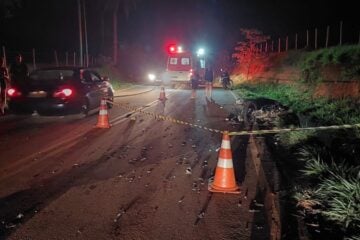 Motociclista morre em colisão frontal na estrada do Candidópolis, em Itabira