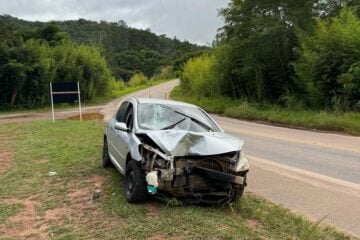 Acidente deixa motociclista gravemente ferido em Itabira