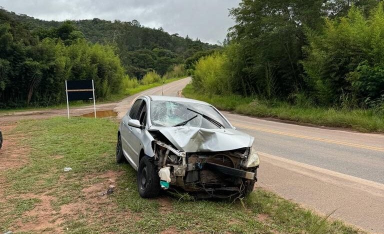 Acidente deixa motociclista gravemente ferido em Itabira