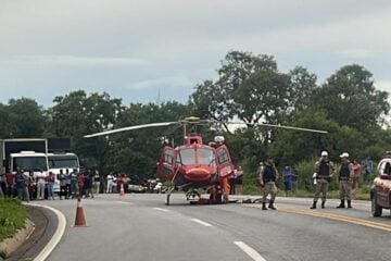 Grave acidente deixa cinco pessoas feridas na MG-050, em Divinópolis