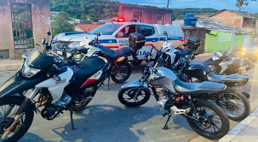 Após desafiar autoridades, PM apreende motocicletas em Santa Bárbara