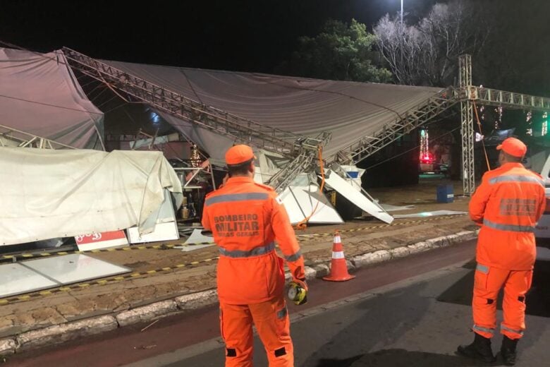 Chuva forte causa danos em Patos de Minas