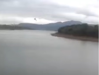 Helicóptero que levava quatro pessoas cai em Capitólio; assista ao vídeo