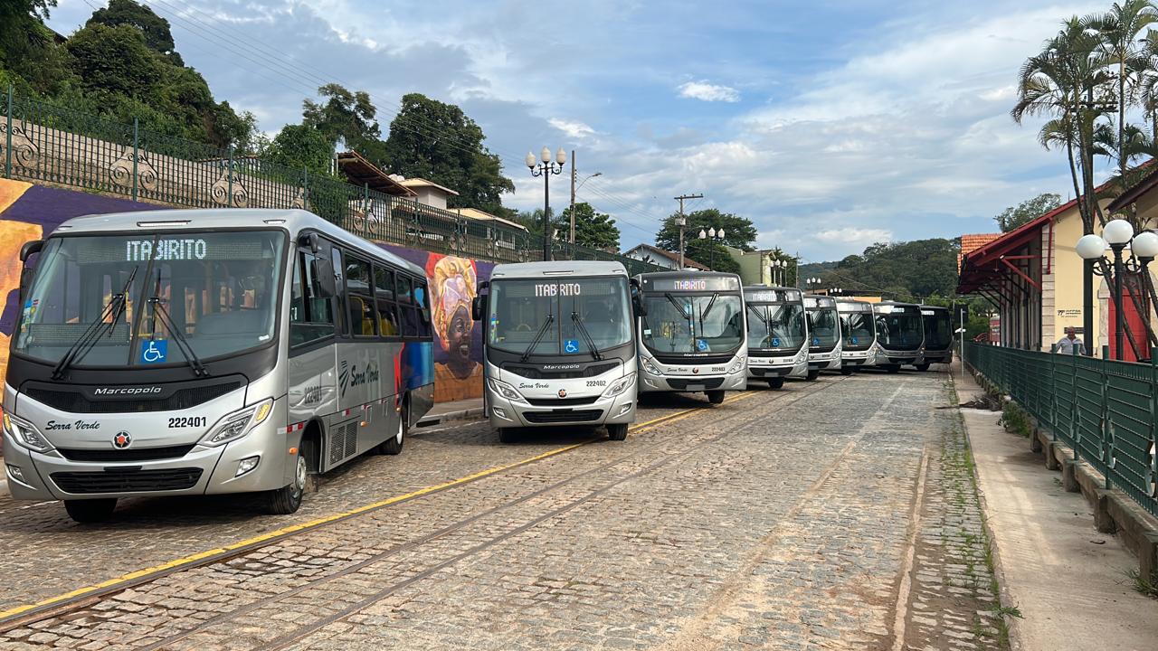 Transporte coletivo de Itabirito recebe seis ônibus e dois micro-ônibus