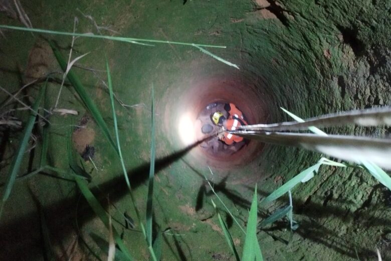 Bombeiros resgatam segundo homem caído em poço só nesta semana