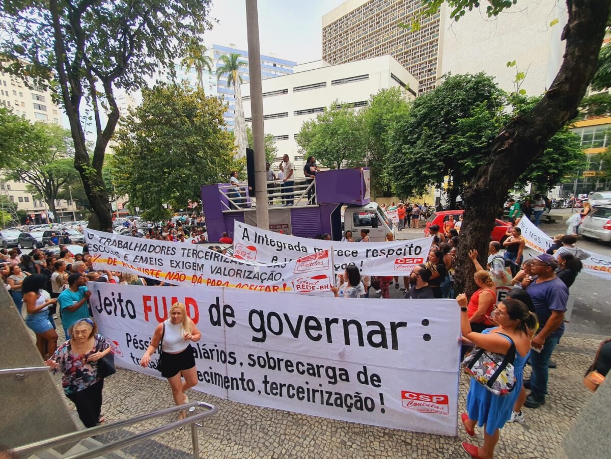 greve da educação em belo horizonte