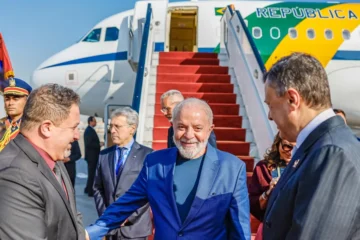 O presidente Lula está no Egito para visita oficial de dois dias